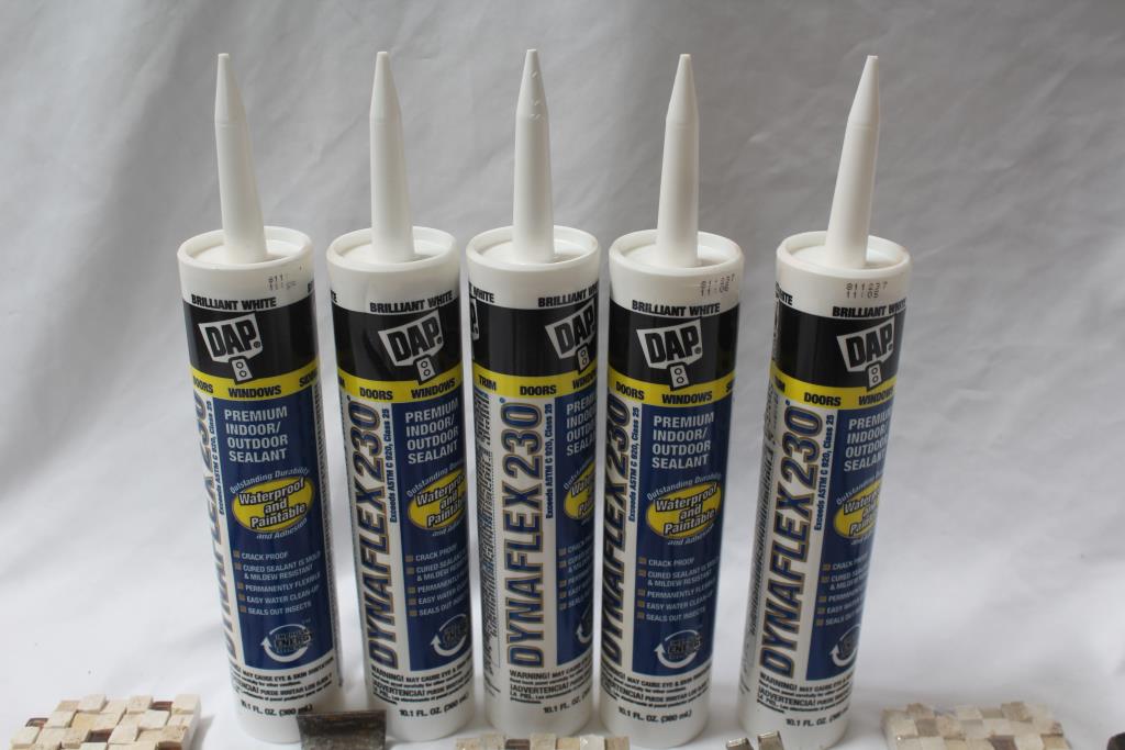 Prybars, Dynaflex Sealant, Ceramic Tiles, Husky Putty Knife 15 Items