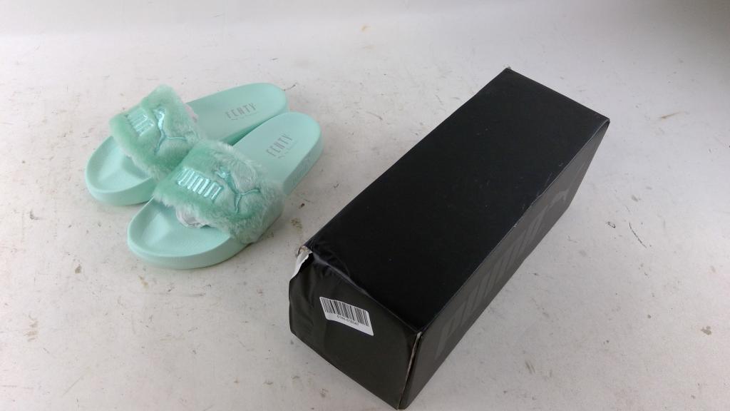Puma Womens Fur Slides Size 8.5