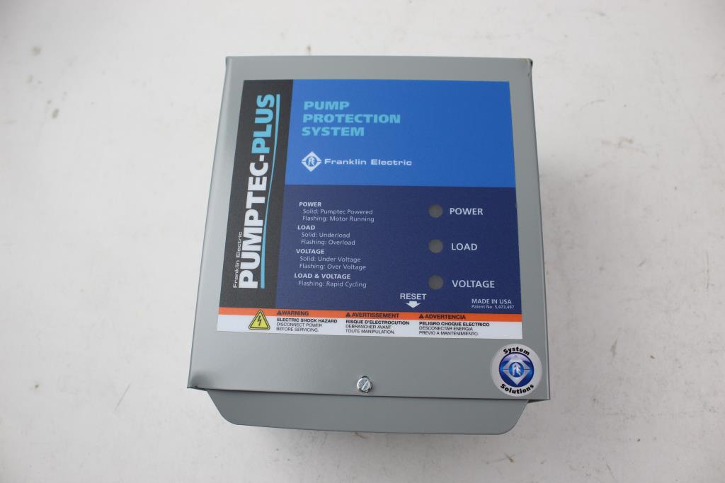 PumpTecPlus Water Pump Protection System Property Room