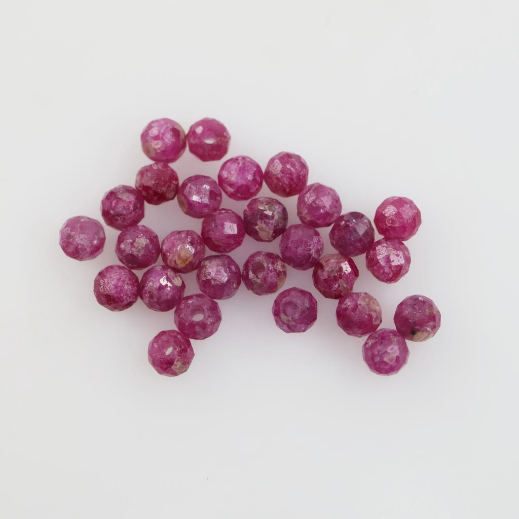 Purple Faceted Loose Jewelry Craft Stone Beads, 25+ Pieces