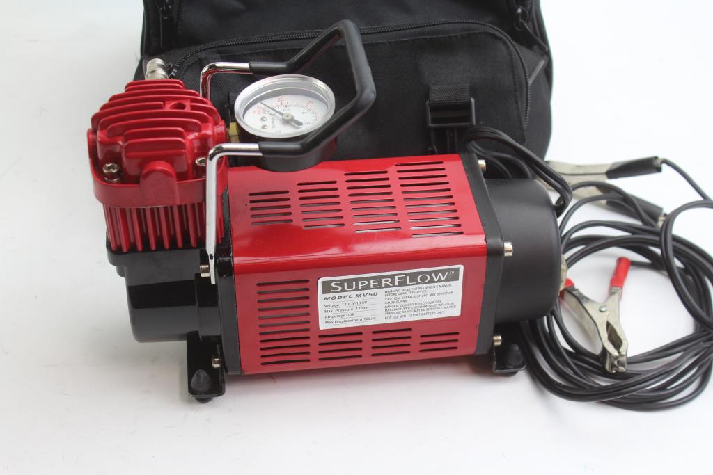Q Industries MV50 SuperFlow HighVolume 12Volt Air Compressor