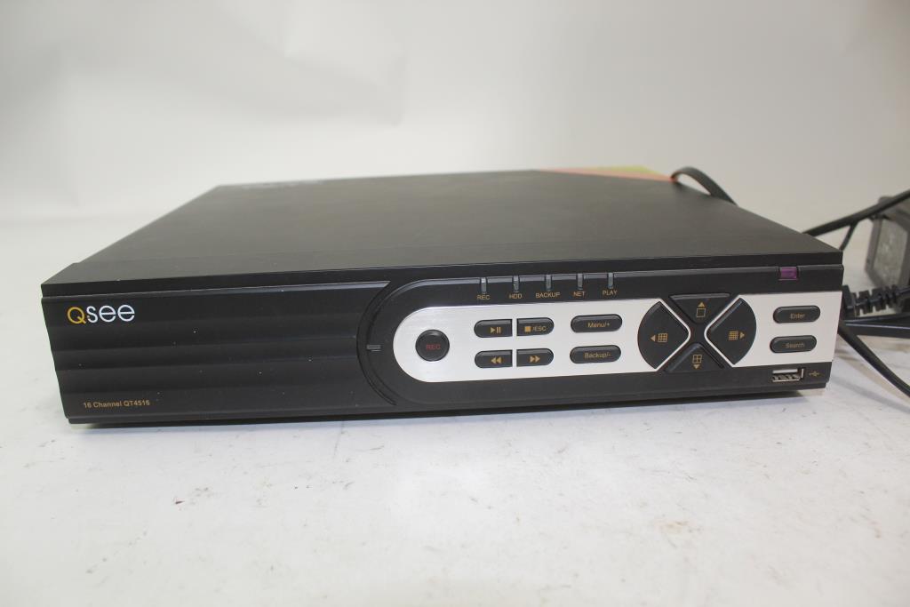 Qsee 16 Channel QT4516 DVR Property Room