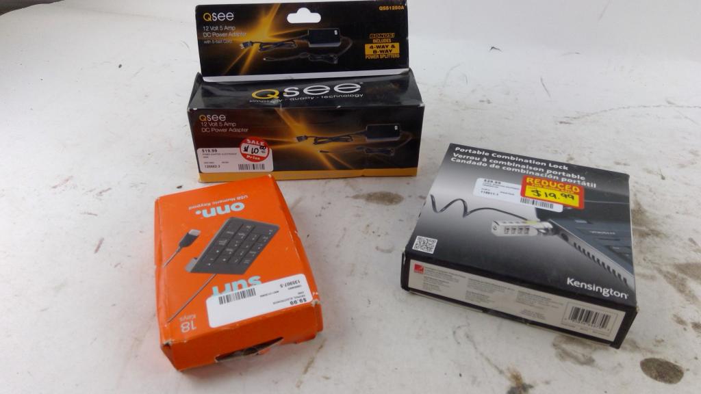 Qsee DC Power Adapter And More 3 Pieces