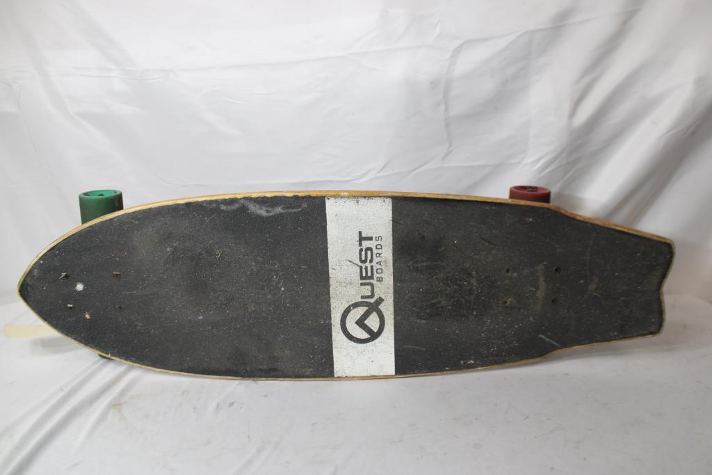 Quest Boards Tie-Dye Skateboard