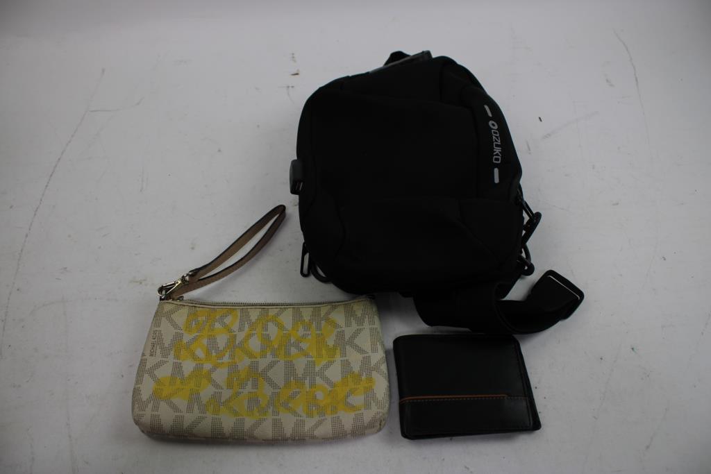Quiksiver Backpack, AEO Messenger Bag & Michael Kors Coin Purse & More 6 Pieces