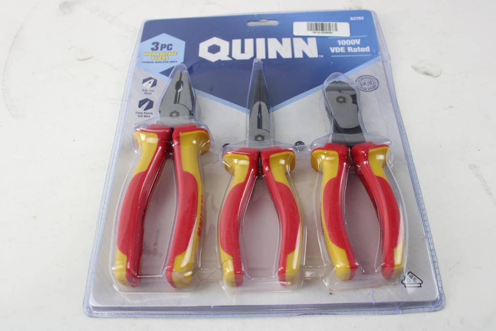 Quinn 3 Piece High Voltage Pliers Property Room
