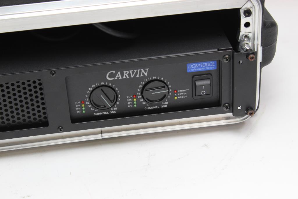 Rackmount Amplifier: Carvin DCM1000L SKB Rackmount Case | Property Room