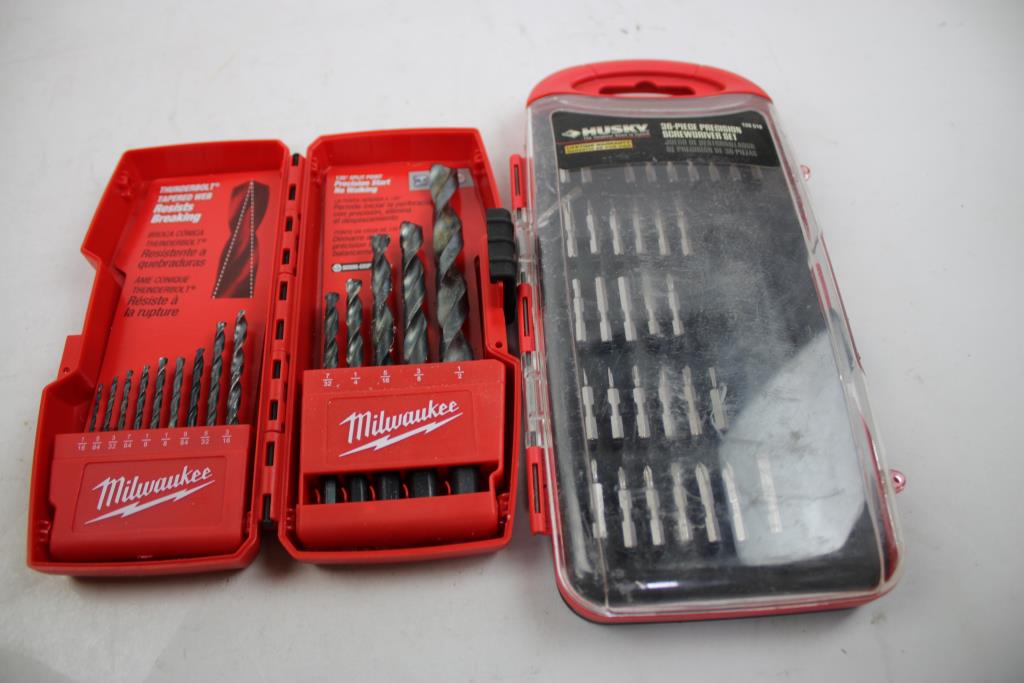 Radioshack Multimeter, Drill Bits, Screwdriver Bits, 5 Pieces