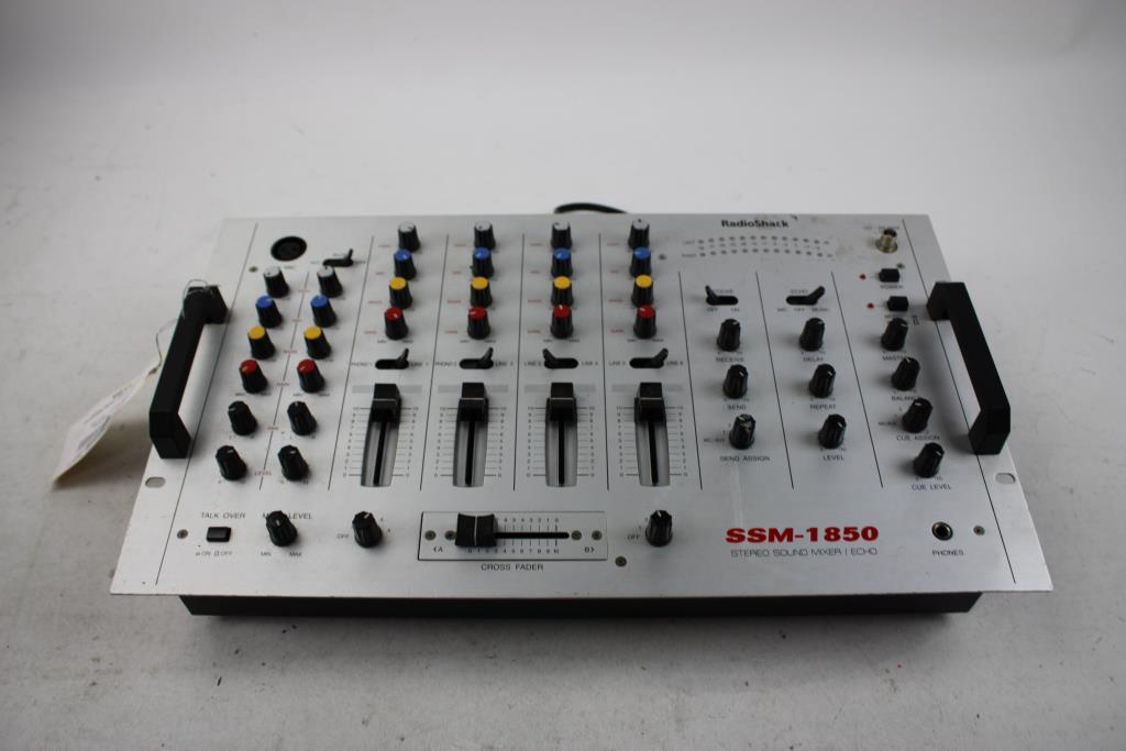Radioshack Stereo Sound Mixer/Echo SSM-1850