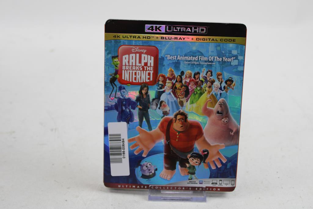 Ralph Breaks The Internet (2019) 4K Ultra HD + Blu-Ray + Digital