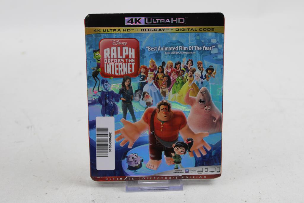 Ralph Breaks The Internet (2019) 4K Ultra HD + Blu-Ray + Digital