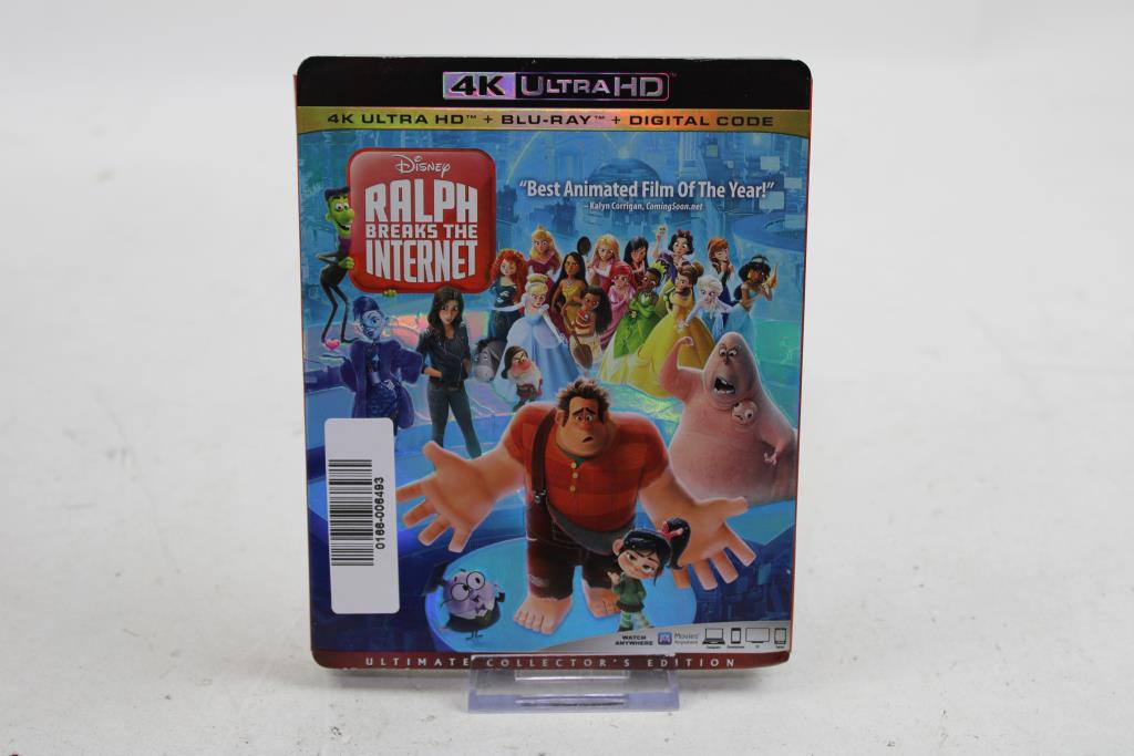 Ralph Breaks The Internet (2019) 4K Ultra HD + Blu-Ray + Digital
