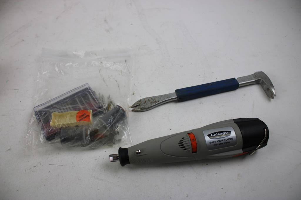 Ramset Triggershot, Chicago 9.6V Cordless Rotary Tool, Estwing Nail Puller, And More