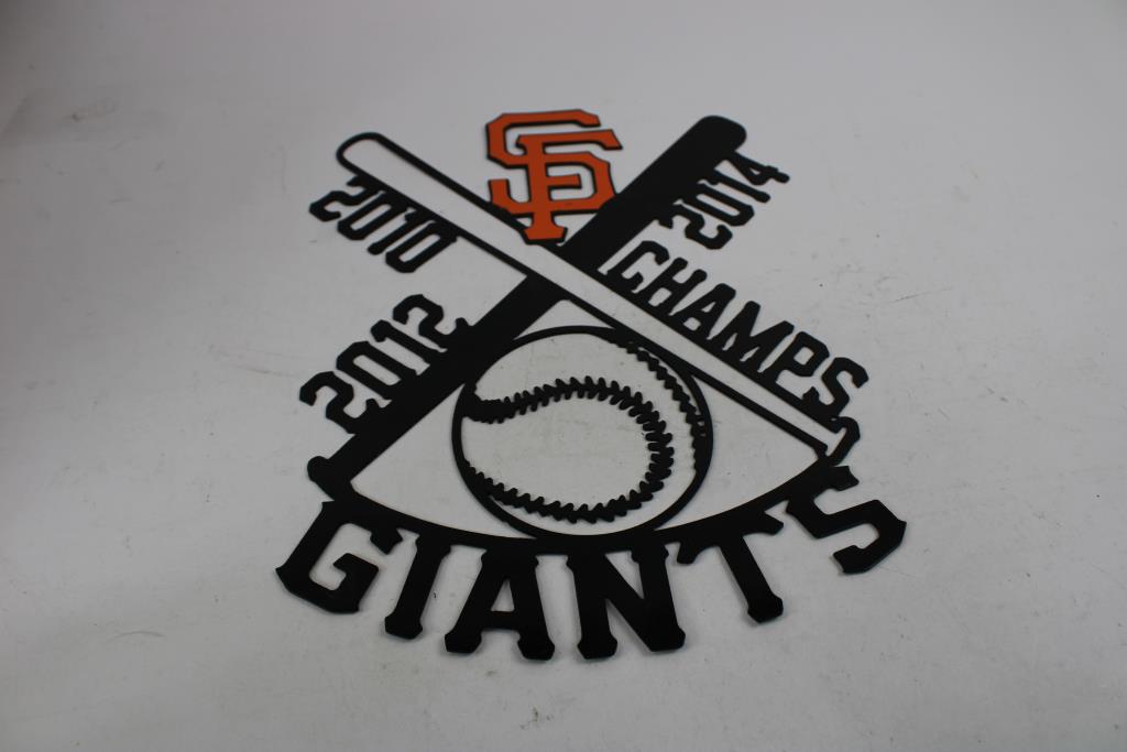 Rawlings, Sasaki Sports Baseball Gloves, Super Bowl Hat, SF Giants Wall Decor, 5 Pieces