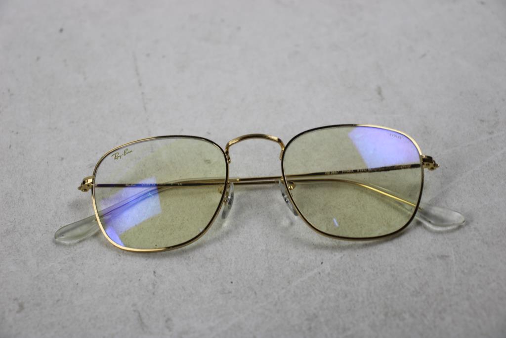 Ray-Ban Frank Optics Gold Frame Eyeglasses