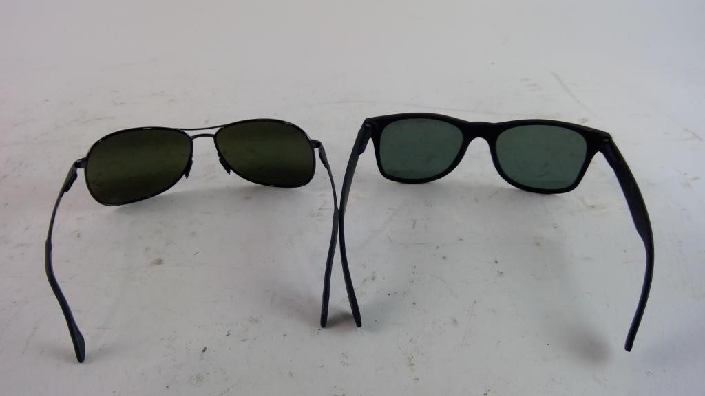 RayBan, & Maui Jim Sunglasses, 2 Pieces Property Room