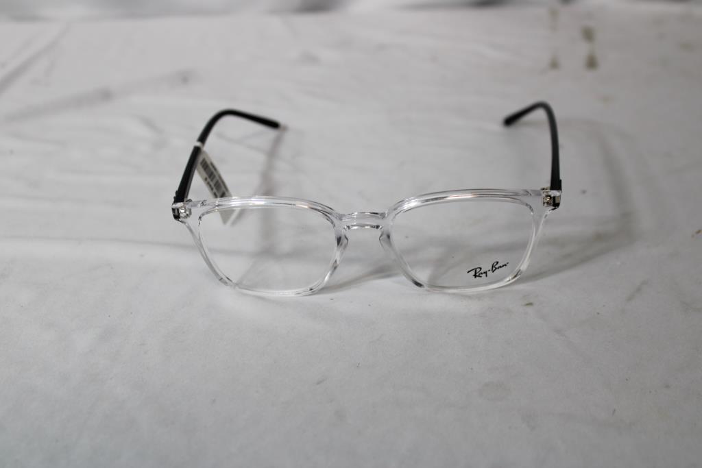 Ray-Ban Men's Transparent Square Eyeglasses