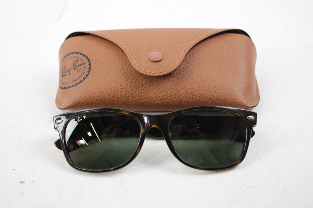 Ray-Ban New Wayfarer Tortoise Polarized Sunglasses