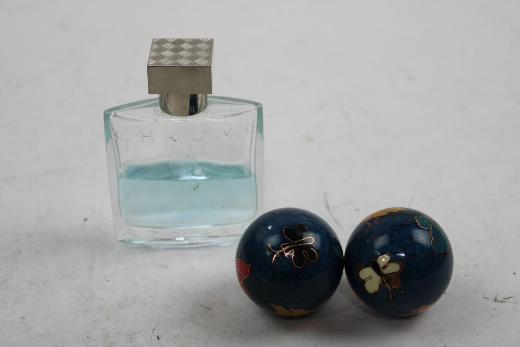 Ray-Ban Sunglases, Chinese Stress Balls, Chrome Azzaro Cologne