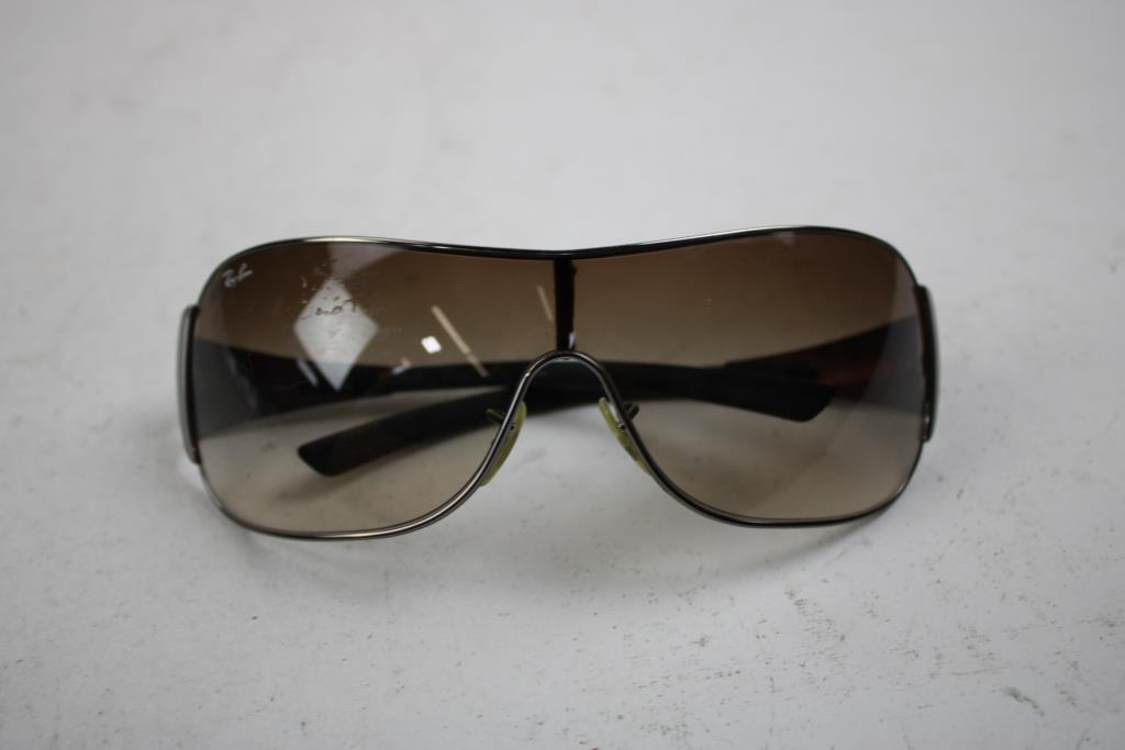 Ray-Ban Unisex Wrap-Around Shield Prescription Sunglasses