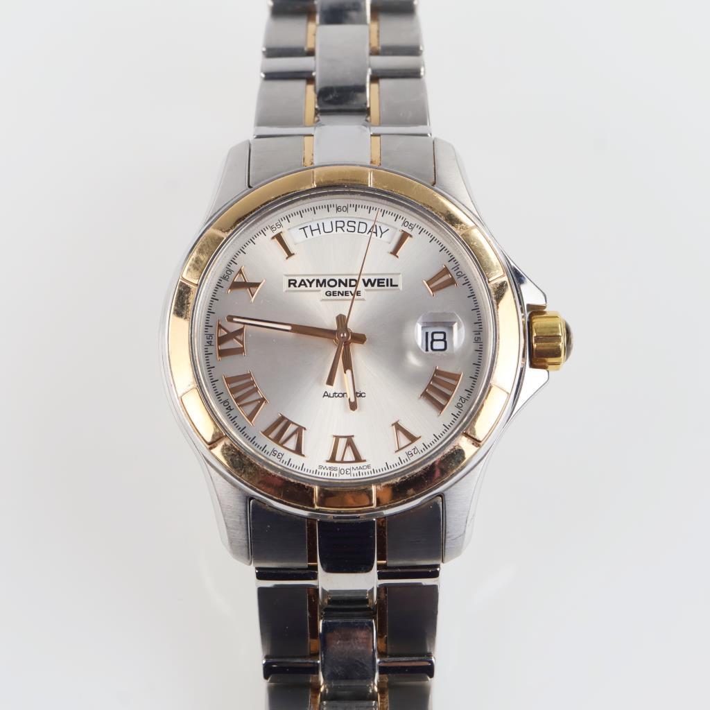 Raymond Weil 18kt Gold Stainless Steel Watch - Evaluated By Our Certified Gemologist-AGS/GIA