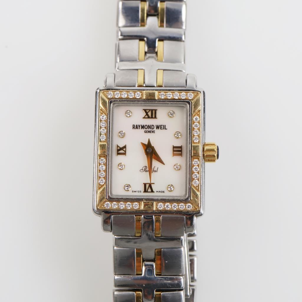 Raymond Weil Parsifal Diamond Watch-Evaluated By Our Certified Gemologist-AGS/GIA