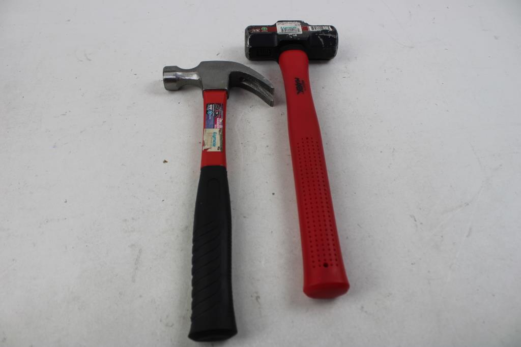 Rechargeable Camping Shower, With 16 Oz Hammer And 14" Sledge Hammer