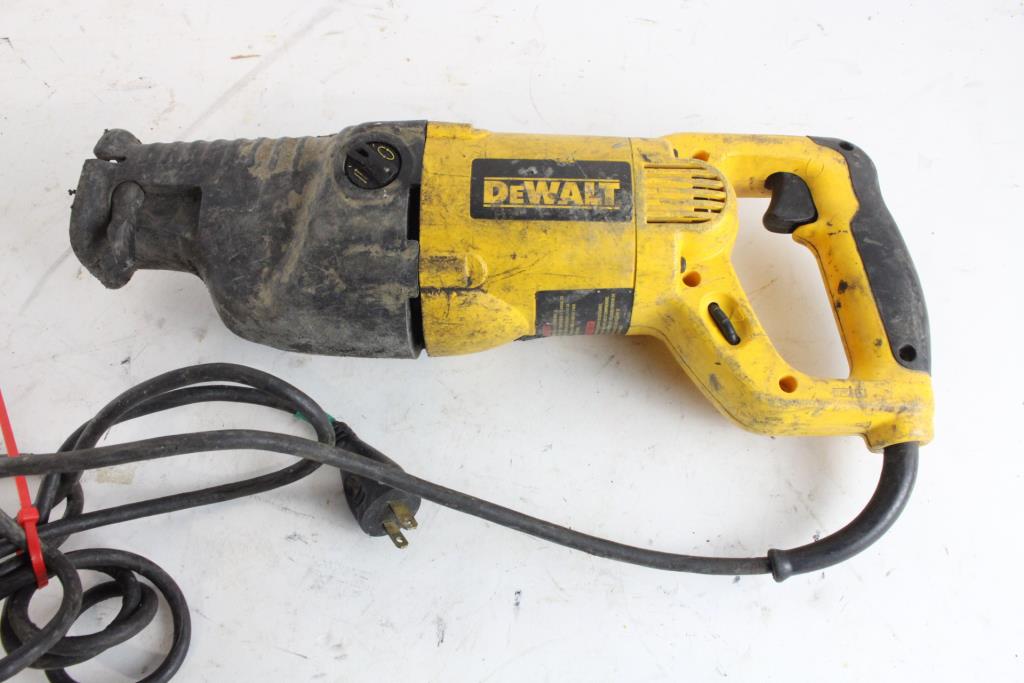 Reciprocating Saw And Angle Grinder Property Room