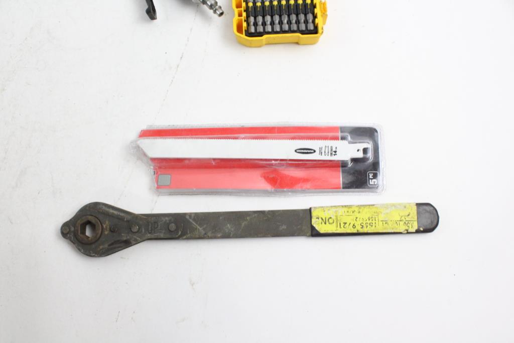 Reciprocating Saw Blades, Drill Attachment Heads And More, 10+ Pieces