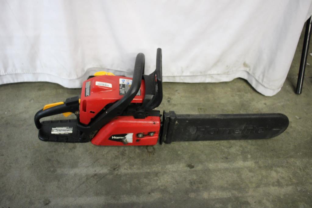 Red Homelite UT10568 Chainsaw 3816c Property Room
