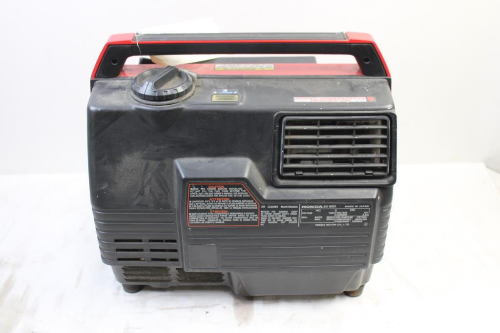 Red Nad Blakc Honda Ex650 Generator | Property Room