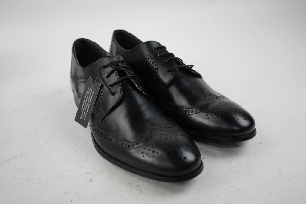 Red Tape Black Oxford Shoes, Men's Size 10