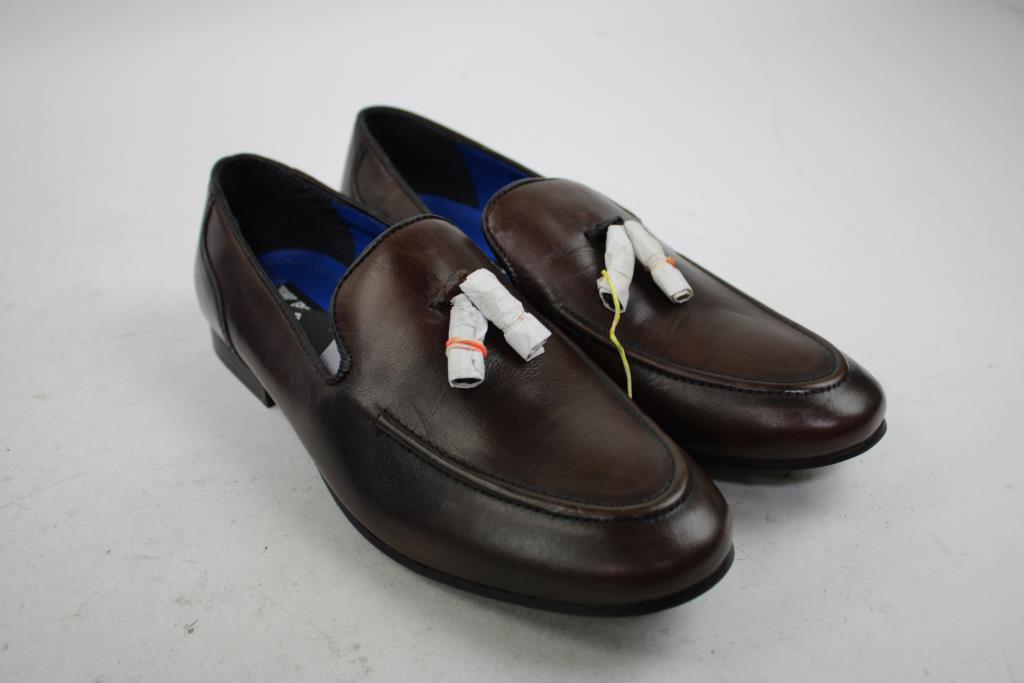 Red Tape Brown Loafers, Size 10