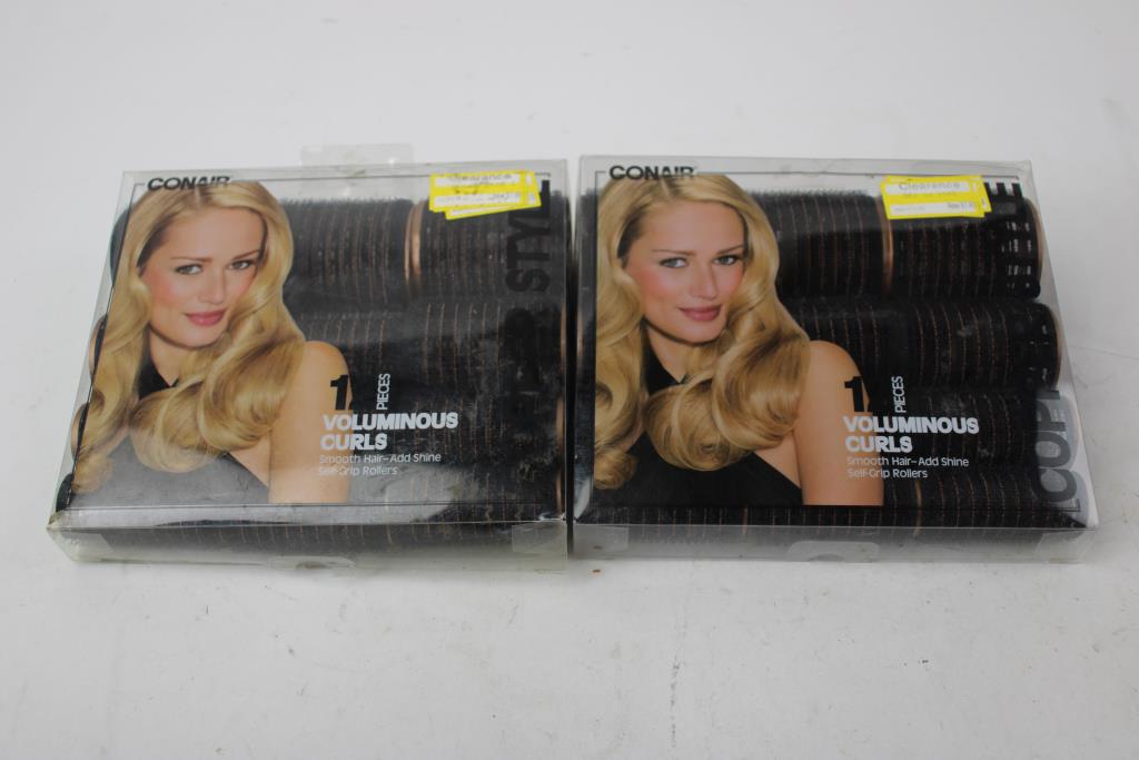 Reebok 2XL Leggings, Large Sports Bras, With ConAir Curl Rollers, 5 Pieces