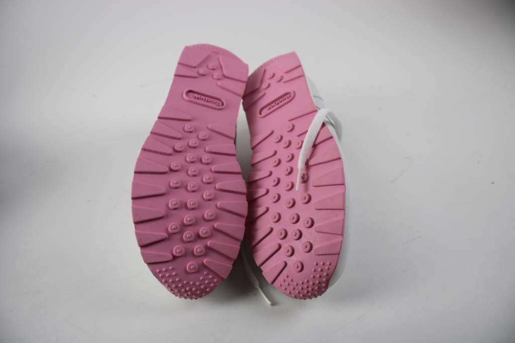 Reebok Classic White/pink Conquest Leather Shoes Property Room