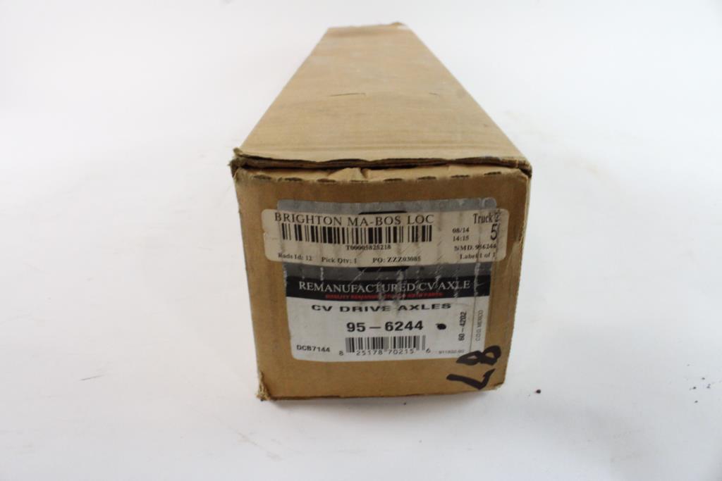 Remanufactured Cv Drive Axles Property Room