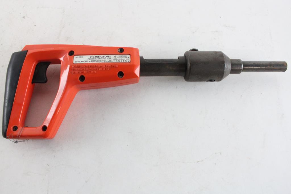 Remington Powder Actuated Tool Property Room