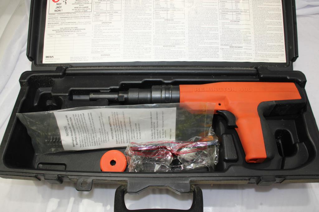 Remington Powder Actuated Tool Property Room