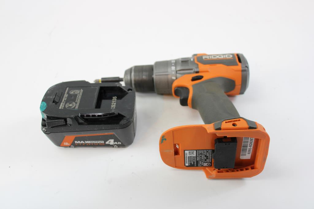 Ridgid 1/2" Hammer Drill/ Driver Property Room