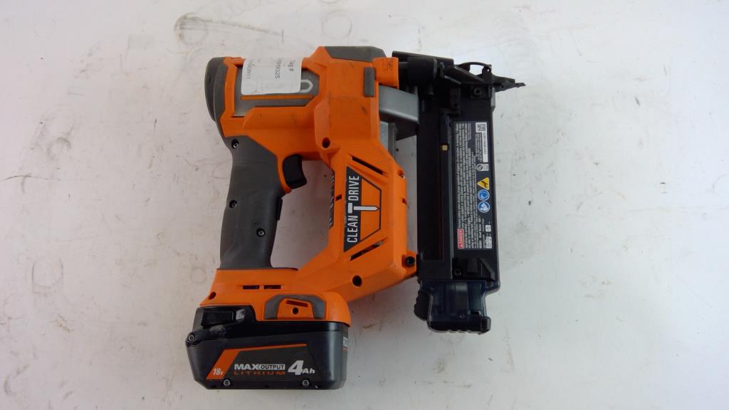 Ridgid 18 Gauge Brad Nailer Property Room