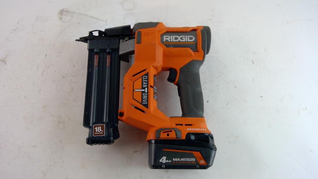 Ridgid 18 Gauge Brad Nailer Property Room