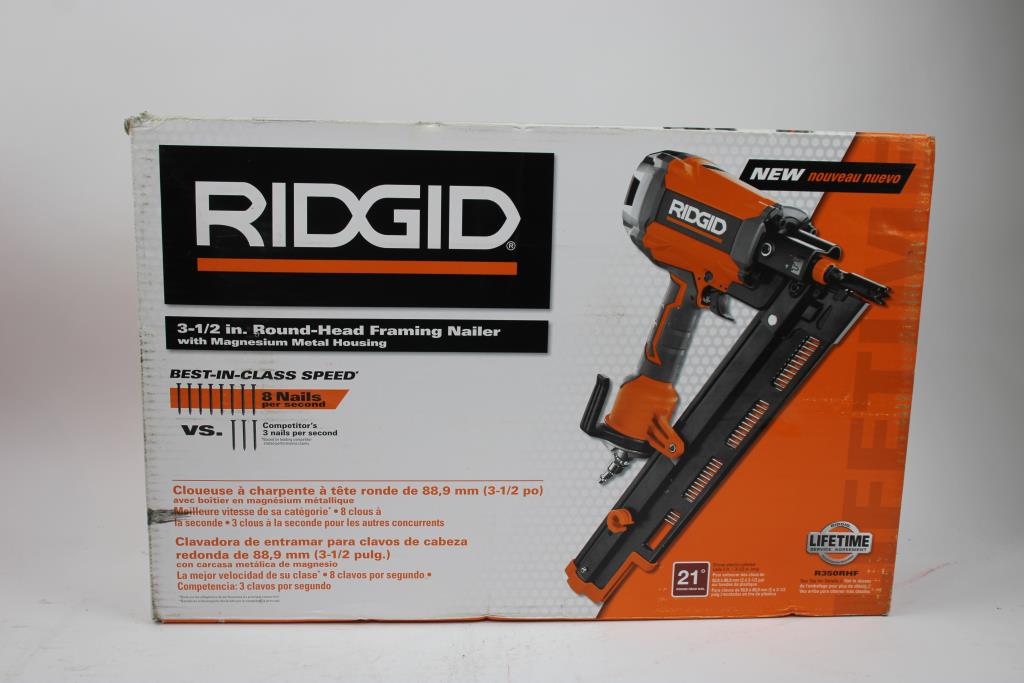 Ridgid 3-1/2 In. Framing Nailer | Property Room