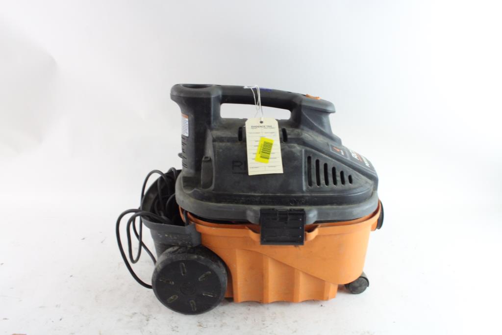 Ridgid 4 Gallon Portable Vac Property Room