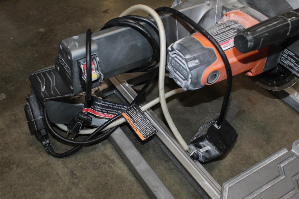 Ridgid 7" Job Site Tile Saw With Laser Property Room