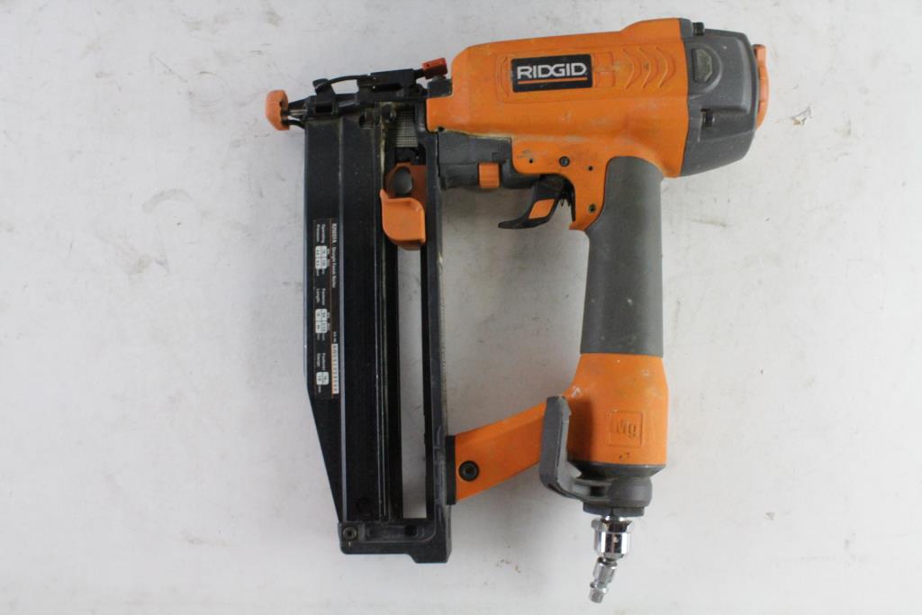 Ridgid Air Straight Finish Nailer Property Room