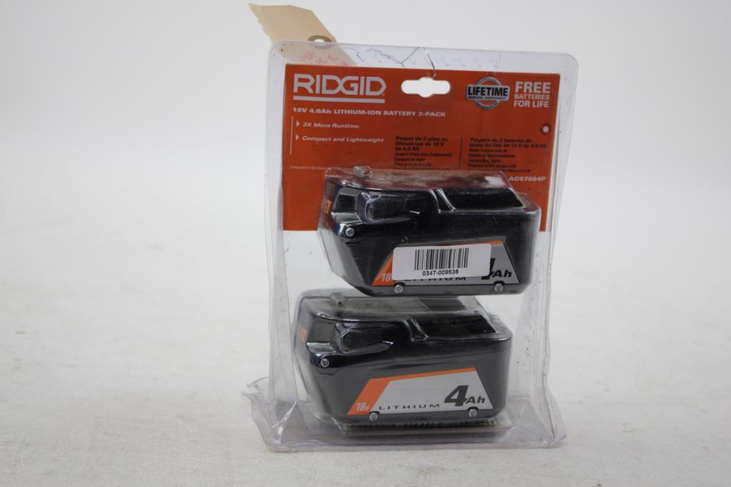 Ridgid Battery 4Ah
