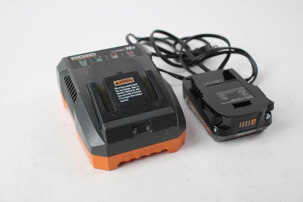 Ridgid Battery And Charger