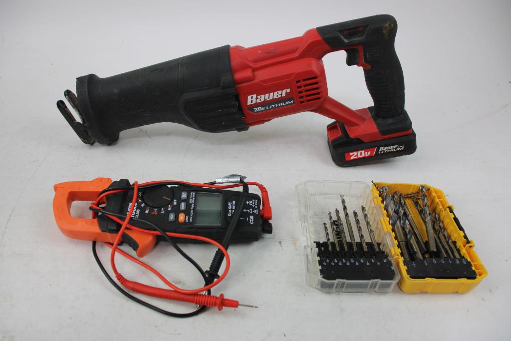 Ridgid, Bauer, Dewalt Bulk Lot Of Tools