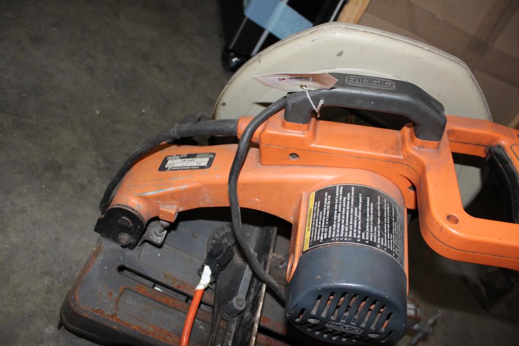 Ridgid Cm14500 CutOff Machine Property Room