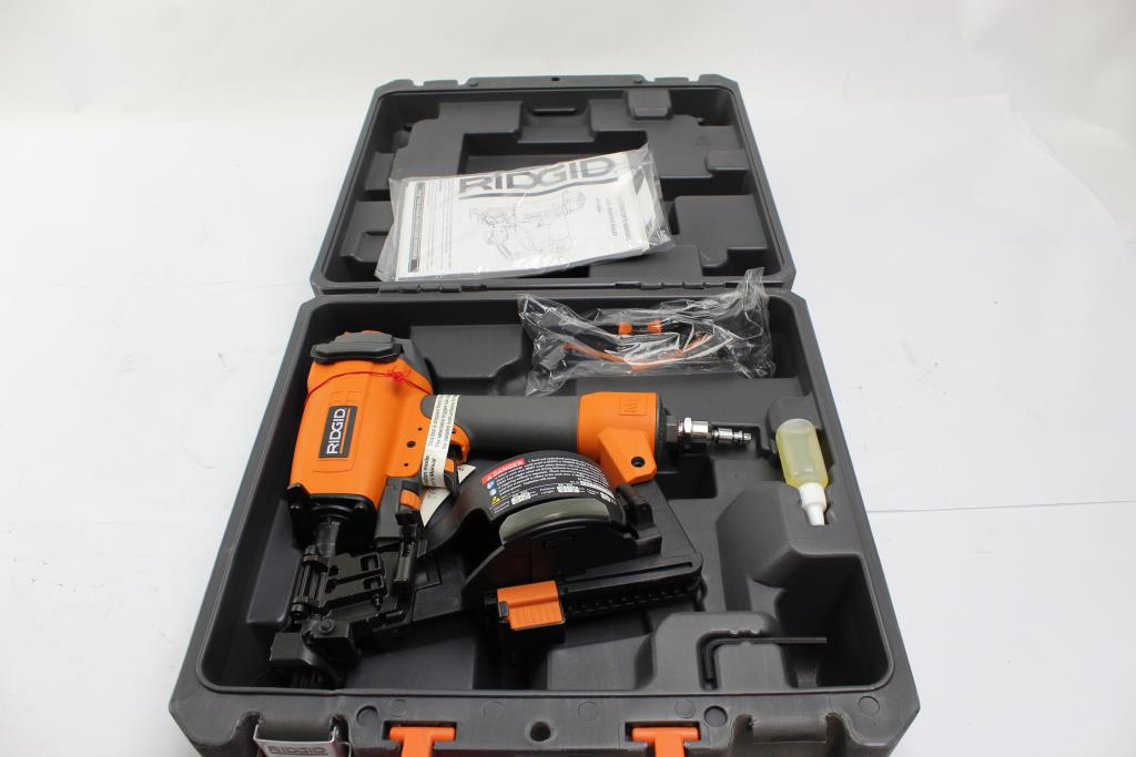 Ridgid Coil Roofing Nailer Property Room